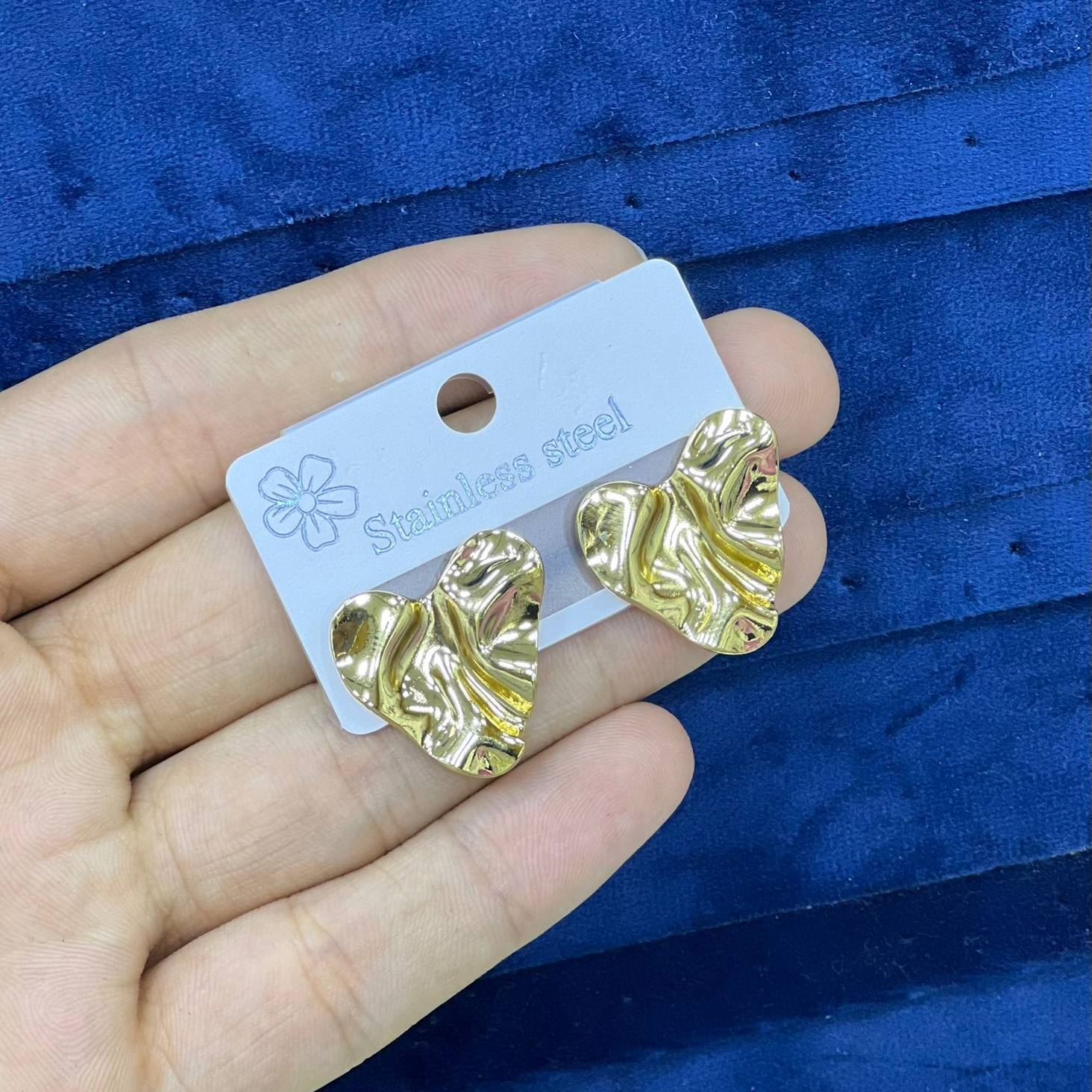 Boucle coeur en acier